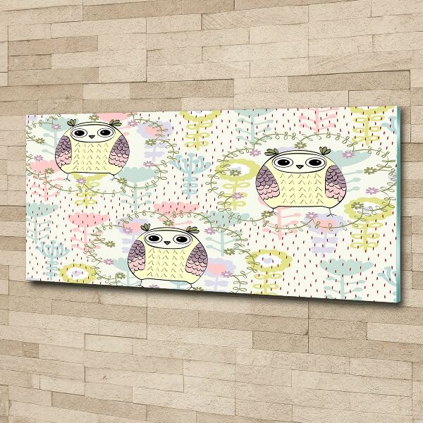 Quadro in vetro acrilico Gufi