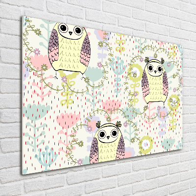 Quadro in vetro acrilico Gufi