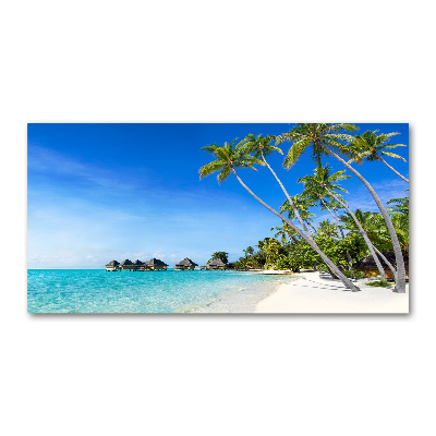 Quadro in vetro acrilico Maldive