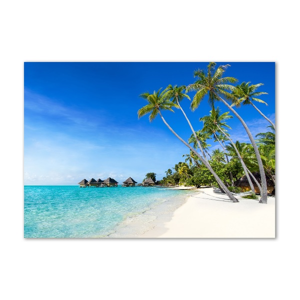 Quadro in vetro acrilico Maldive