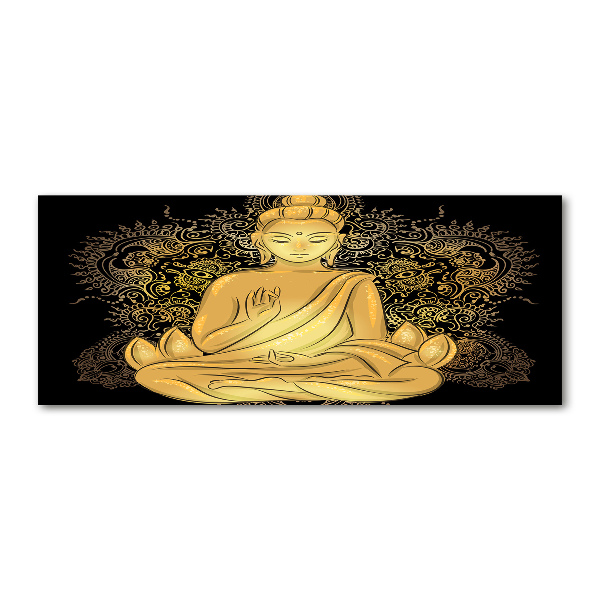 Quadro vetro acrilico Buddha seduto