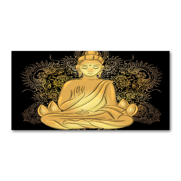 Quadro vetro acrilico Buddha seduto