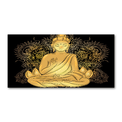 Quadro vetro acrilico Buddha seduto