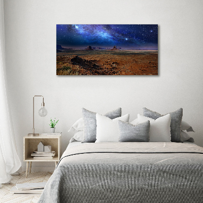Quadro in vetro acrilico Notte stellata