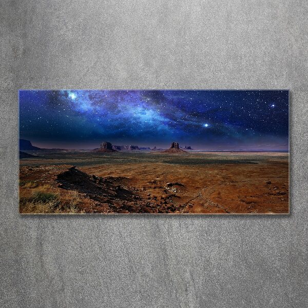 Quadro in vetro acrilico Notte stellata