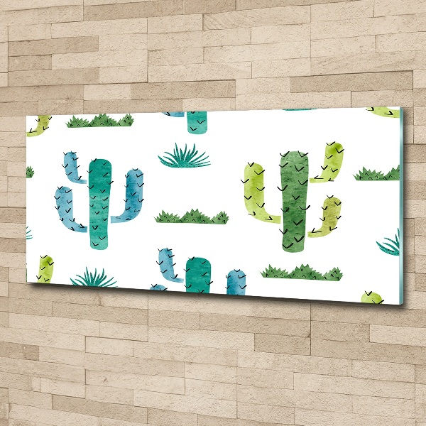 Quadro su vetro acrilico Cactus
