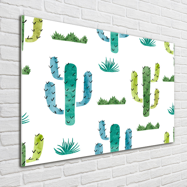 Quadro su vetro acrilico Cactus