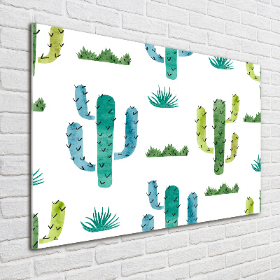 Quadro su vetro acrilico Cactus