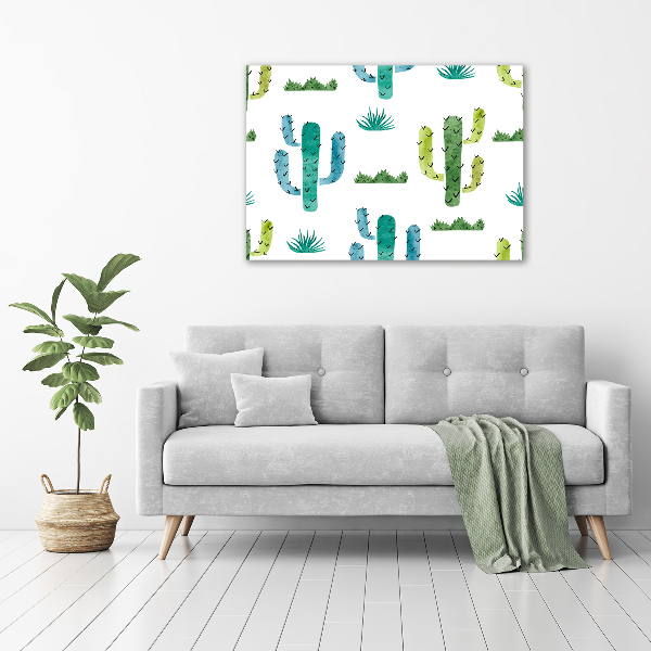 Quadro su vetro acrilico Cactus