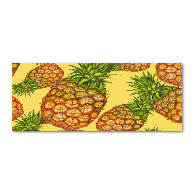 Quadro in vetro acrilico Ananas