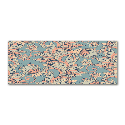 Quadro vetro acrilico Fiori etnici