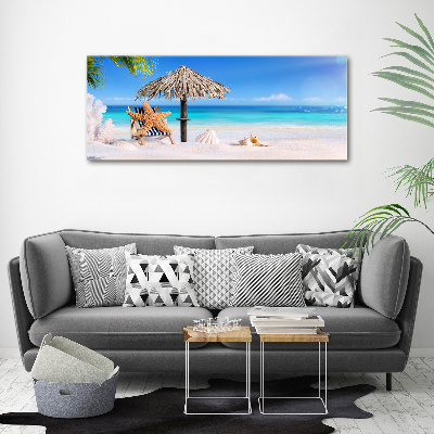 Quadro vetro acrilico Vacanze al mare