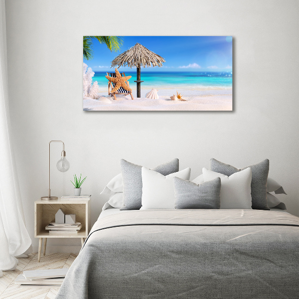 Quadro vetro acrilico Vacanze al mare