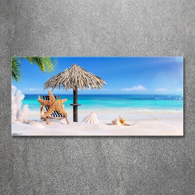 Quadro vetro acrilico Vacanze al mare