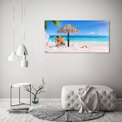 Quadro vetro acrilico Vacanze al mare