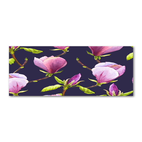 Quadro su vetro acrilico Magnolia