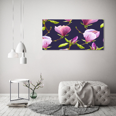 Quadro su vetro acrilico Magnolia