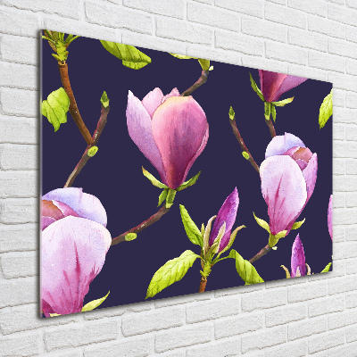 Quadro su vetro acrilico Magnolia