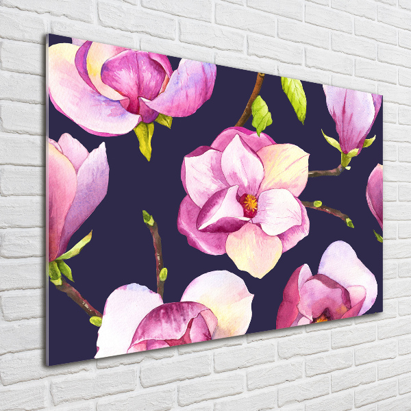 Quadro in vetro acrilico Magnolia