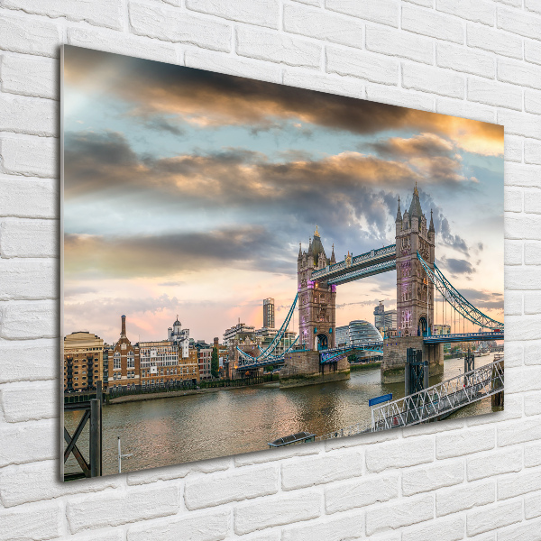 Quadro su vetro acrilico Tower Bridge di Londra