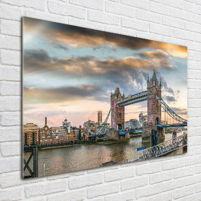 Quadro su vetro acrilico Tower Bridge di Londra
