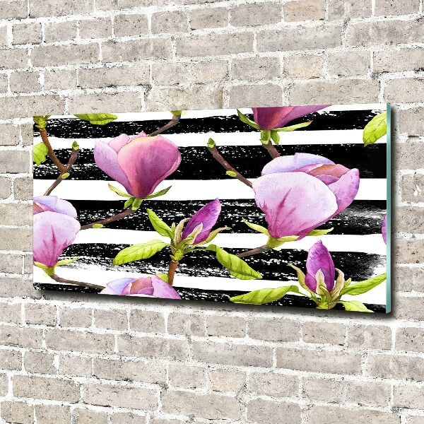 Quadro vetro acrilico Magnolia striata