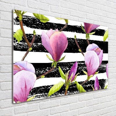 Quadro vetro acrilico Magnolia striata