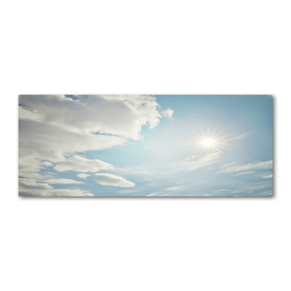 Quadro vetro acrilico Nuvole nel cielo