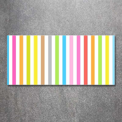 Quadro vetro acrilico Strisce colorate
