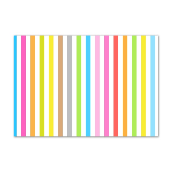 Quadro vetro acrilico Strisce colorate