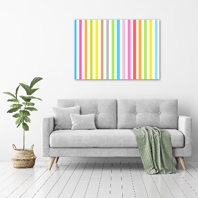 Quadro vetro acrilico Strisce colorate