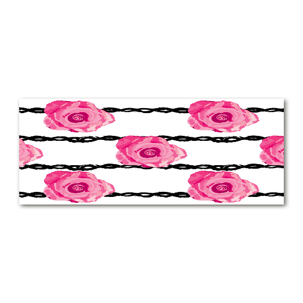 Quadro su vetro acrilico Rose