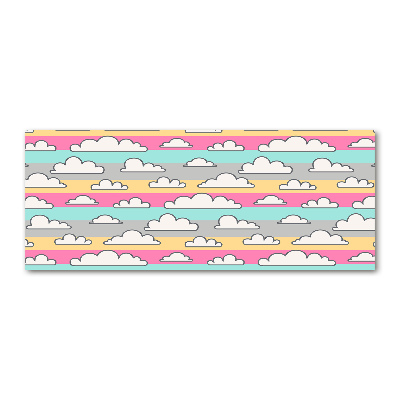 Quadro su vetro acrilico Nuvole