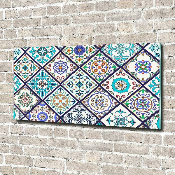 Quadro in vetro acrilico Piastrelle in ceramica