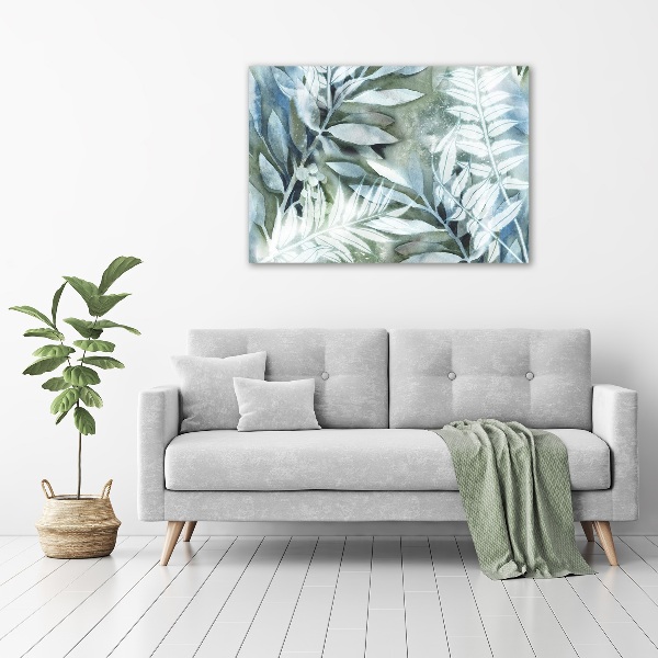 Quadro in vetro acrilico Foglie