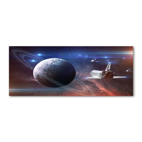 Quadro in vetro acrilico Astronave