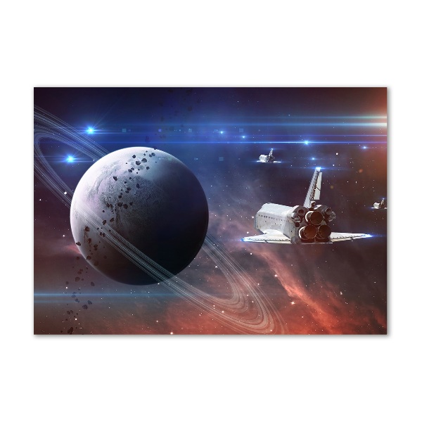 Quadro in vetro acrilico Astronave