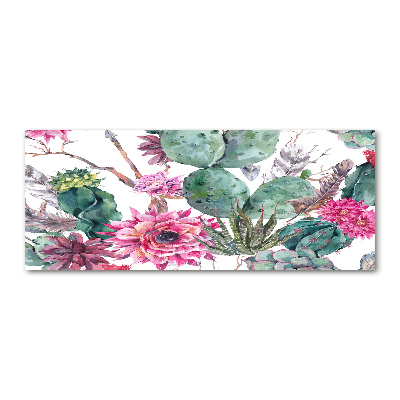 Quadro su vetro acrilico Cactus