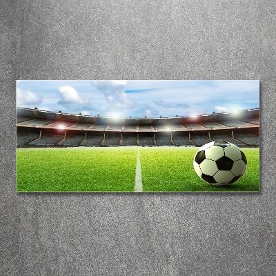 Quadro vetro acrilico La palla sul campo