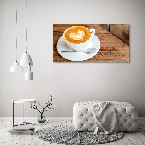 Quadro vetro acrilico Caffè in tazza