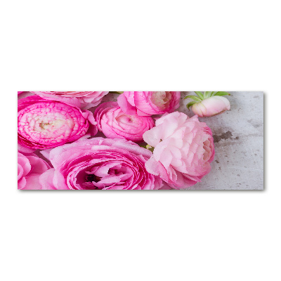 Quadro su vetro acrilico Rose selvatiche