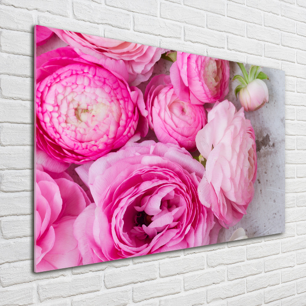 Quadro su vetro acrilico Rose selvatiche