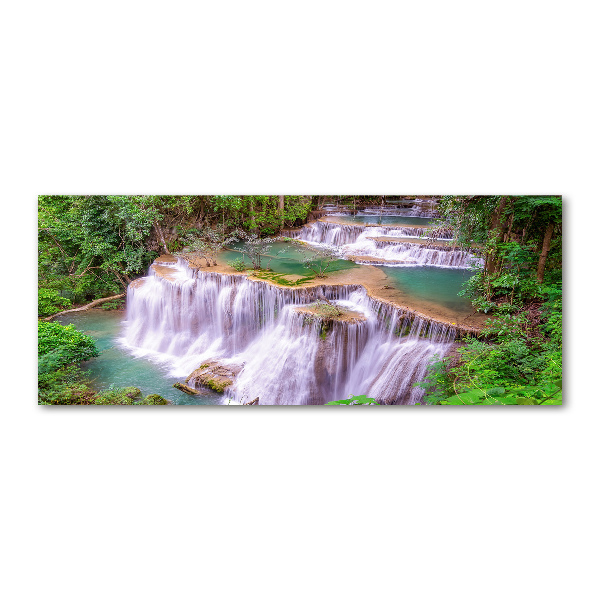 Quadro vetro acrilico Cascata in Thailandia