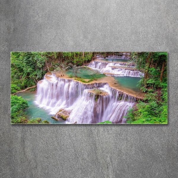 Quadro vetro acrilico Cascata in Thailandia