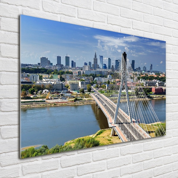 Quadro in vetro acrilico Varsavia, Polonia