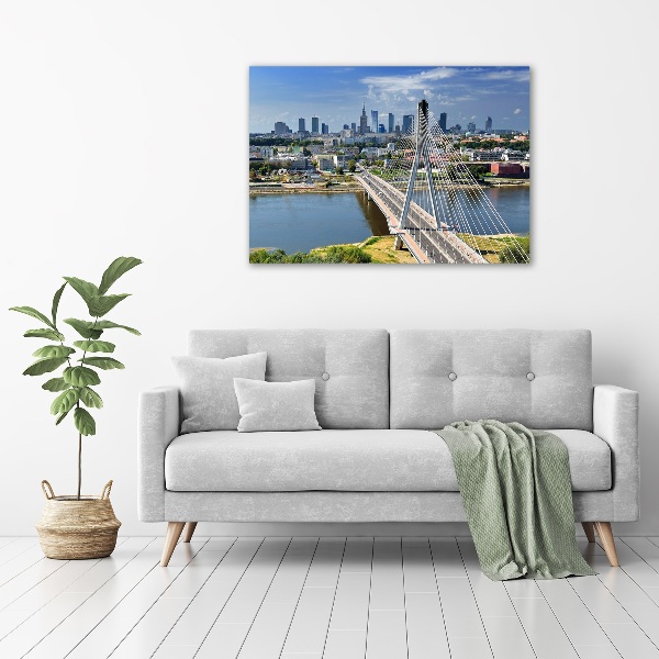 Quadro in vetro acrilico Varsavia, Polonia