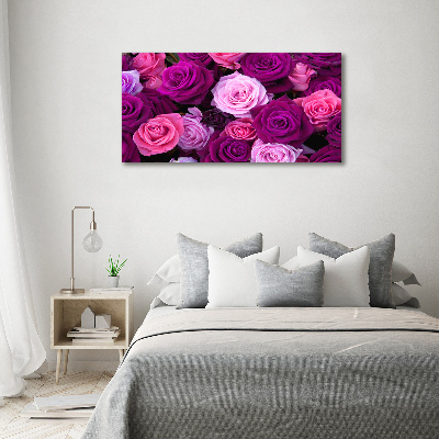 Quadro su vetro acrilico Rose