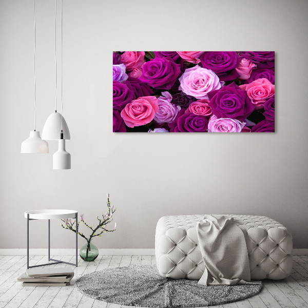Quadro su vetro acrilico Rose