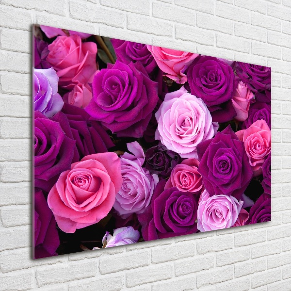 Quadro su vetro acrilico Rose