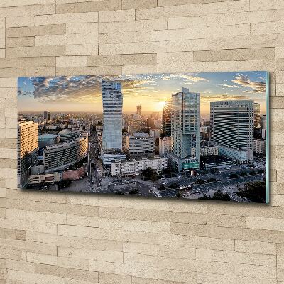 Quadro su vetro acrilico Varsavia, Polonia